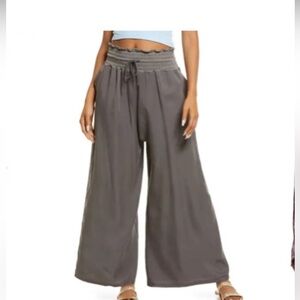 NWOT Free People Mia Wide Leg Twill Pants